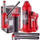 BIG RED cric hidraulic tip stâlp pentru autoturisme, capacitate de ridicare 4 tone (4000 kg), înălțime maximă de ridicare 363 mm, greutate proprie aprox. 2,9 kg, construcție compactă și portabilă din oțel