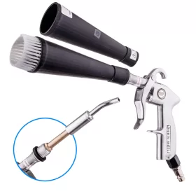   Pistol profesional pentru curățarea tapițeriei HCL-15, cu duză metalică pe rulment, tub de curățare cu și fără perie, presiune de lucru 5–8 bar (opt. 6 bar), temperatură 10–50°C, greutate aprox. 0,27 kg