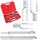 Set extractoare tip furcă pentru capete de bară și pivot – 3 piese (17,4 / 23,8 / 28,5 mm), utilizare cu ciocan manual sau pneumatic, cu tije prelungitoare și cutie tip valiză din plastic