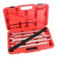 Set chei pentru ambreiaj ventilator vâscos 32/36 mm din oțel pentru scule, cu bară de blocare și geamantan din plastic – pentru service sistem de răcire motoare BMW, Mercedes, Ford pe benzină și diesel, utilizare profesională în atelier și garaj