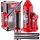 Cric hidraulic tip butelie BIG RED, 6 tone (6000 kg) capacitate de ridicare, înălțime de lucru 195–402 mm, design compact portabil, supapă de siguranță integrată împotriva supraîncărcării, pentru autoturisme și vehicule utilitare ușoare
