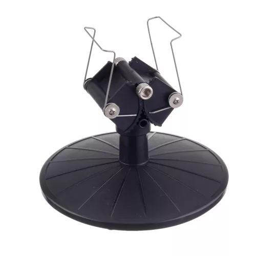 Set profesional 2x suport de vopsire rotativ și reglabil cu cleme din oțel, platformă 20 cm, înălțime 8–17 cm, lățime 4–13 cm, cu coloane de protecție împotriva pulverizării – pentru modelism, vopsirea miniaturilor și piese de precizie