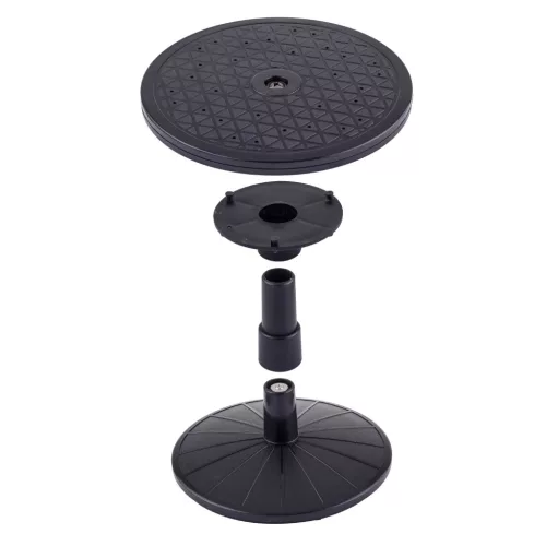 Suport rotativ pentru vopsire și modelism, platformă rotativă diametru 20 cm, extensie verticală 20 cm și reglaj ergonomic pe înălțime