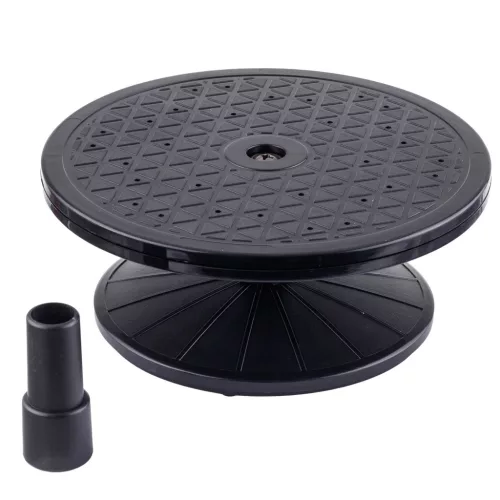 Suport rotativ pentru vopsire și modelism, platformă rotativă diametru 20 cm, extensie verticală 20 cm și reglaj ergonomic pe înălțime