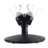 Suport modelism rotativ reglabil pentru vopsire de precizie, cu prindere reglabilă 4–13 cm, bază rotativă 360° și extensii de înălțare pentru poziționare ergonomică