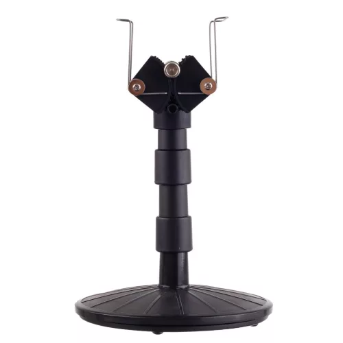 Suport modelism rotativ reglabil pentru vopsire de precizie, cu prindere reglabilă 4–13 cm, bază rotativă 360° și extensii de înălțare pentru poziționare ergonomică
