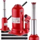 Cric hidraulic oscilant BIG RED, profesional, cu două trepte, capacitate de ridicare 5 tone (5000 kg), înălțime maximă de ridicare 500 mm, construcție solidă din oțel, greutate proprie aprox. 7,8 kg