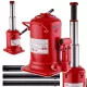 Cric hidraulic BIG RED tip sticlă / coloană, cu 2 trepte, capacitate 12T (12.000 kg), înălțime de ridicare 230–590 mm, construcție din oțel, pentru autoturisme și vehicule comerciale ușoare, greutate ~7,8 kg