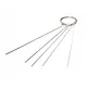 Set de Curățare Aerograf cu Perii de Precizie 0.7-1.5mm