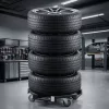 Cărucior transport și suport mobil roți 250 kg