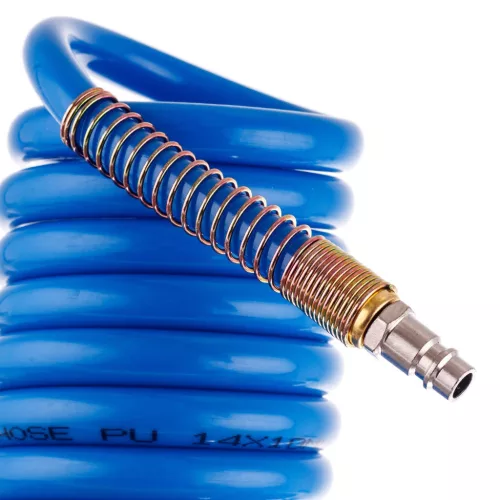 Furtun Pneumatic Spiralat Poliuretan, 10mm x 15m