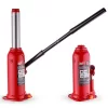 Cric hidraulic tip stâlp Big Red pentru auto, capacitate ridicare 10T (10000 kg), înălțime maximă ridicare 447 mm, construcție din oțel, design compact și portabil
