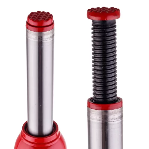 Cric hidraulic tip stâlp Big Red pentru auto, capacitate ridicare 10T (10000 kg), înălțime maximă ridicare 447 mm, construcție din oțel, design compact și portabil