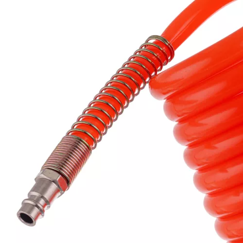 Furtun pneumatic spiralat 5m, 6.5x10mm, 10 bar