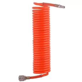 Furtun Pneumatic Spiralat 15m, 6.5x10mm, 10 bar