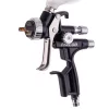 Pistol de vopsit ITALCO GLOSS X1 HVLP, duză 1,4 mm, rezervor superior 600 ml, presiune nominală 2,0 bar, consum aer 400–450 l/min, distanță optimă 17 cm, lățime jet 30 cm