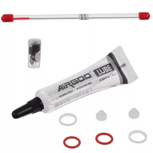 Kit Aerograf Profesional AIRGOO PRIME AG-216 cu 2 Duze (0.3mm / 0.5mm)