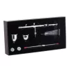 Kit Aerograf Profesional AIRGOO PRIME AG-216 cu 2 Duze (0.3mm / 0.5mm)