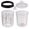 Set Pahare Amestec Vopsea PPS, 650ml cu Filtru 125µm (50 buc)