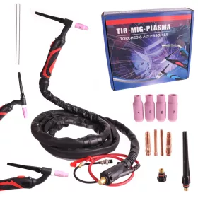 Kit Pistolet Sudură TIG SR-26, 4m, Cablu FLEX, 200A