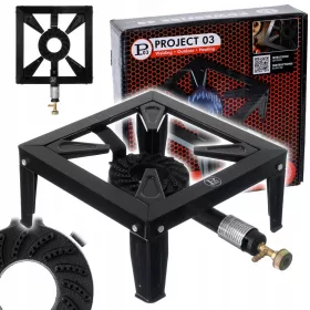 PROJECT03 POWERFIRE 4S Ipari Gázzsámoly 5.8 kW, Öntöttvas Égővel