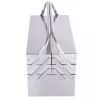 Rozsdamentes Acél Szerszámosláda 42 x 20 x 21 cm, 5 Rekeszes