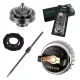 ITALCO Set profesional duză 1,3 mm pentru pistol de vopsit GLOSS X1 M1 HVLP (Debit mare, joasă presiune, atomizare fină, compatibilitate dedicată)