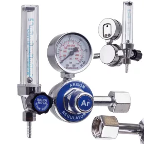 Argon és CO2 gázreduktor rotaméterrel és manométerrel