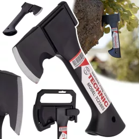 Kemping fejsze 410g kovácsolt szénacél fejjel 225mm