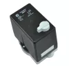 CONDOR MDR3 presostat industrial profesional 400 V până la 690 V, 16 A, domeniu 8–10 bar, comutator de presiune pentru compresor, racord furtun 6 mm, 3 × 1/4" + 1 × 3/8" filet interior