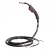 MK14-TW14 pistolet de sudură MIG/MAG cu mâner cu supapă de gaz SGA integrată, cablu 2,8 m, design standard TW14/MB15 (sistem Binzel MB14/15), pentru sârmă 0,6–1,0 mm, 140 A sarcină nominală, răcire cu gaz de protecție