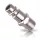 Racord rapid standard nichelat 1/4" cu filet exterior (mascul) pentru scule pneumatice, lungime 40 mm, acoperire anticorozivă, ambalaj individual EPM20