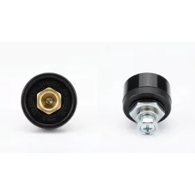   Priză de ieșire industrială ŁW-25, montaj pe panou, 25 A, 250 V c.a., 2 poli, pentru tablouri de distribuție, dulapuri și echipamente electrice