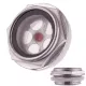 Dop de umplere pentru ulei cu vizor pentru verificarea nivelului, pentru compresor, filet exterior 3/4", diametru 26,5 mm, execuție aluminiu/plastic/sticlă