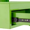 BIG RED sertar metalic pentru scule, organizator compact complet metalic cu compartiment superior deschis, culoare verde, 26×14×17 cm, dimensiuni interioare sertar 13,5×20,6×5 cm, compartiment superior 16×25×3 cm