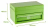 BIG RED sertar metalic pentru scule, organizator compact complet metalic cu compartiment superior deschis, culoare verde, 26×14×17 cm, dimensiuni interioare sertar 13,5×20,6×5 cm, compartiment superior 16×25×3 cm