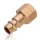 Conector rapid din alamă 1/4" cu filet interior tip mamă, pentru scule pneumatice și sisteme de aer comprimat, 35 mm lungime totală
