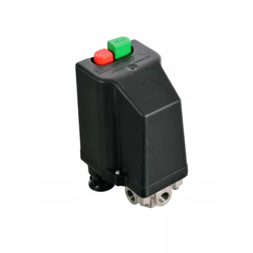 Presostat profesional NE-MA, 400V, 8/10 bar, pentru motoare 2.2–2.5 kW, 4–6.3A, conexiune 3/8” + 3×1/4”