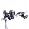 Suport magnetic profesional cu bază reglabilă OFF/ON pentru ceas comparator cu rulment, tijă 12/10 mm, braț 150 mm, prindere 8 mm, corp din oțel