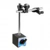 Suport magnetic profesional cu bază reglabilă OFF/ON pentru ceas comparator cu rulment, tijă 12/10 mm, braț 150 mm, prindere 8 mm, corp din oțel