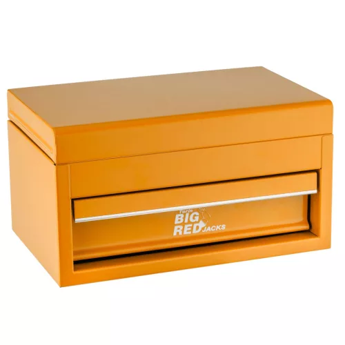 BIG RED organizator de scule complet metalic cu sertar și compartiment superior – galben, 1 sertar, compartiment superior, 26×14×17 cm