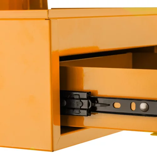 BIG RED organizator de scule complet metalic cu sertar și compartiment superior – galben, 1 sertar, compartiment superior, 26×14×17 cm