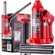 Cric hidraulic oscilant BIG RED, tip stâlp, pentru autoturisme, capacitate de ridicare 2 tone (2000 kg), înălțime maximă de ridicare 316 mm, greutate proprie aproximativ 2,2 kg