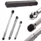Set profesional 3 chei dinamometrice cu clichet, pătrat de antrenare 1/4", 3/8", 1/2", domeniu cuplu 5–240 Nm (5–25 / 19–110 / 42–210 Nm), lungimi 280 / 305 / 475 mm, fiecare în cutie de plastic pentru depozitare
