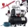 Compresor pentru aerografe Fengda AS-186 cu rezervor 3 L, motor 1/6 CP (≈ 125 W), debit 20–23 l/min, 47 dB, set cu aerograf cu acțiune dublă TC Technic B-130P duză 0,3 mm, rezervor 7 cm³ și furtun aer 3 m