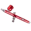 Compresor pentru aerografe Fengda AS-186 cu rezervor 3 L, motor 1/6 CP (≈ 125 W), debit 20–23 l/min, 47 dB, set cu aerograf cu acțiune dublă TC Technic B-130P duză 0,3 mm, rezervor 7 cm³ și furtun aer 3 m
