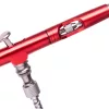 Compresor pentru aerografe Fengda AS-186 cu rezervor 3 L, motor 1/6 CP (≈ 125 W), debit 20–23 l/min, 47 dB, set cu aerograf cu acțiune dublă TC Technic B-130P duză 0,3 mm, rezervor 7 cm³ și furtun aer 3 m