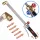 Arzator profesional de taiere cu gaz, lungime 50 cm, constructie fara injector bezinjectoriala pentru propan-oxigen sau acetilena-oxigen. Supapa anti-retur integrata, racorduri 3/8L si 1/4 Set 5 duze PNME compatibile PNME/ANME pentru taiere 3-200 mm