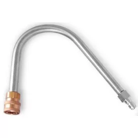   Adaptor tip lance în formă de „U” pentru lance telescopică, pentru curățare profesională cu presiune înaltă a zonelor greu accesibile, jgheaburi, streșini, acoperișuri și fațade