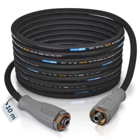   Furtun profesional de înaltă presiune HydroLine DN10, 10 m, 250 bar, conexiuni TR22–TR22 cu sistem de blocare rapidă K-Lock, pentru aparate de spălat cu presiune KARCHER HD / HDS cu racord Easy!Lock